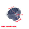 42mm 60mm 75mm 90mm Air Vent Ducting Piece Duct Pipe Outlet Rotatable Diesel Parking Heater For Car Truck VAN Camper.