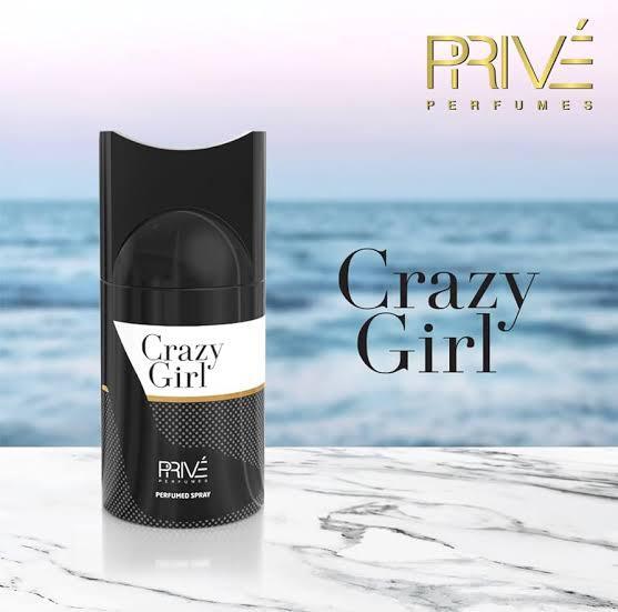 Original Crazy Girl Prive Body Spray
250 ML