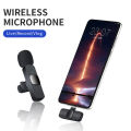 GAMINJA K9 Plug and Play Wireless Microphone For Android 2 Microphones For iPhone Video Recording Interviews And Noise Reduction. 