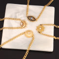 316L Stainless Steel Evil Eyes Chain Bracelet For Women Fashion Girls Wrist Chain Wrist Jewelry Party Holiday Gifts Accessories. 