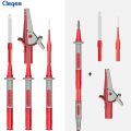 Cleqee CKT004 multimeter test lead kit test cable 4mm banana plug with crocodile clip wire perforation probe for electrical test. 