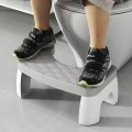 1pc Elderly chair step toilet foot walk wc stool Bathroom Toilet Wheel stool for toilets squat stool foldable chair，non-slip. 