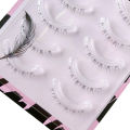5 Pair Clear Band Lower Eyelashes Handmade False Eyelashes Bottom Lashes Natural Manga Lashes douyin makeup lash Extension.