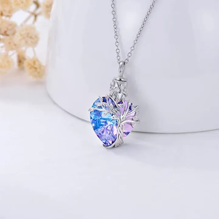 Heart%20Tree%20of%20Life%20Urn%20Necklace%20for%20Ashes%20Silver%20Cremation%20Jewelry%20with%20w/Funnel%20Filler%20Memorial%20Jewelry%20%20for%20Women%20Girls%20-%20Image%203