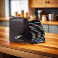 Visiting Card Holder and ATM Card Wallet - Compact and Stylish Storage Organizer - Brown. 