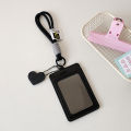 Hot Sales Cute Girl Fashion Solid Color 3In Idol Photo Storage Card Holder Student Bus Card Campus Card Pendant Card Sleeve . 