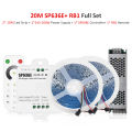 DC 24V Running Water Flowing Led Strip Light SMD2835 5M 10M 15M 20M Horse Race Tape Lamp with SP636E BanlanX App 2.4G Controller. 