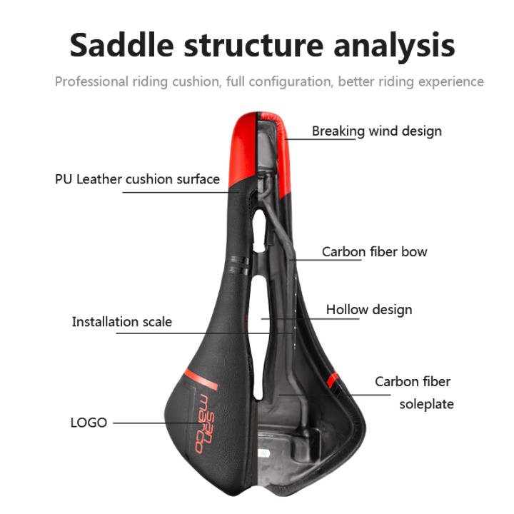 SAN%20MARCO%20mantra%20Carbon%20fiber%20saddle%20for%20road%20bike%20143mm%20Ultra-light%20breathable%20men%20wome%20Road%20racing%20saddle%20Bicycle%20accessories%20-%20Image%205