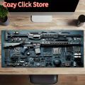1pc Gunpicture Large Mouse Pad computer mat Desk Mat keyboard mat Office Gaming Table Mat. 