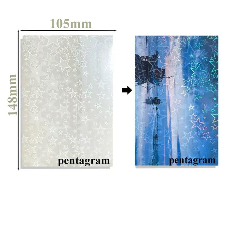50%20Sheets%20Waterproof%20Cold%20Laminating%20Film%20A6%20Hologram%20Star%20Dot%20Self-adhesive%20Paper%20film%20DIY%20Package%20Card%20Photo%20Laminating%20Film%20-%20Image%207