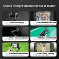 AOCHUAN 3-Axis Handheld Gimbal Stabilizer for Smartphone with Fill Light for iPhone Android Face Tracking Tiktok Vlog Smart XE. 