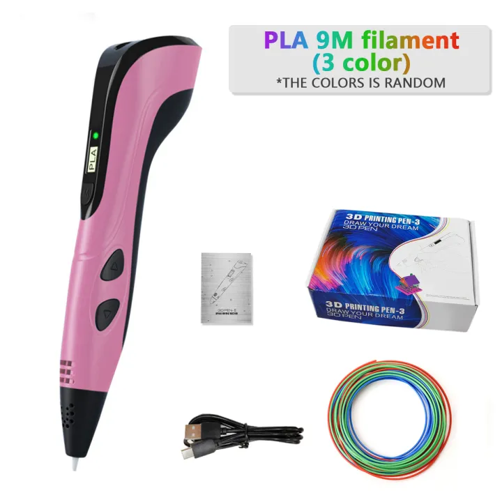 NEW%203D%20Printing%20Pen%203d%20Pen%20Set%20for%20Kids%20Chidren%20Child's%20Birthday%20Christmas%20Creative%20DIY%20%20LCD%20Display%20with%20PLA%20Filament%20-%20Image%207