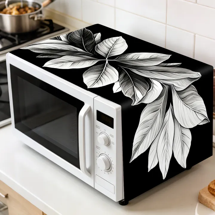 35x85cm%20Black%20Leaves%20Polyester%20Oven%20Dust%20Cover%20Autumn%20Leaf%20Printed%20Microwave%20Dust%20Cover%20Anti-Oil%20Dustproof%20Kitchen%20Home%20Decor%20-%20Image%206
