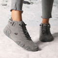 Boots for Women Winter Shoes Waterproof Ankle Boots Luxury Comfortable Warm Fur Plush Snow Boot Leather Casual Short Boots.