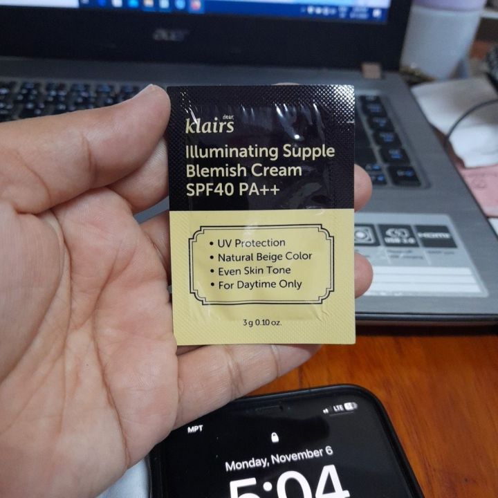 Klairs%20Illuminating%20Supple%20Blemish%20Cream%203ml%20-%20Image%202