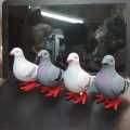 Clockwork Pigeon Simulation animal plush jumping stail children's toys -1pcs.