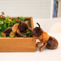 New 1Pc 18CM simulation ants plush toys soft stuffed insect Brown Ant Plush Doll Decorative Desktop Ornaments Prank Props. 