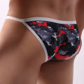 2pcs/1pcs   Men Underwear Breathable Printed Briefs Male Underpants Cuecas Calzoncillos Bulge Pouch Briefs. 