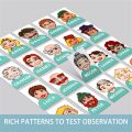 Guess Who I Am Puzzle Game Two Person Interactive Portable Tray Puzzle Board Game Suitable for Children. 