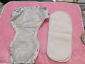 Washable Reusable Cloth Baby Diaper with 1 Pad 2 Layer 1 Pc Mixed.