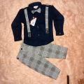 Stylish 4 pcs suspenders set for 6 month to 7 years baby boys.