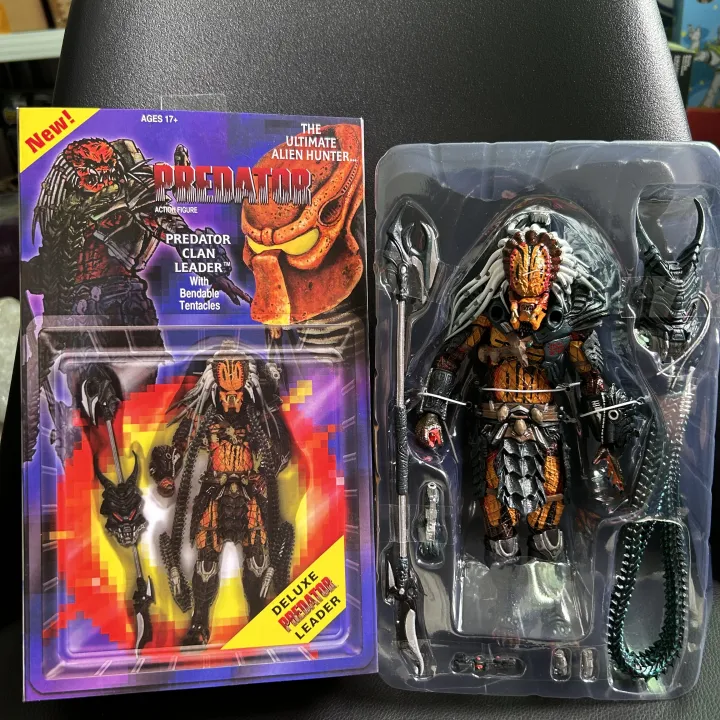 NECA%20Predator%20Clan%20Leader%20Concrete%20Jungle%20Deluxe%20Predator%20Warrior%20Action%20Figure%20Chief%20Alien%20Model%20Toy%20Desk%20Decor%20%20For%20Friend%20-%20Image%205