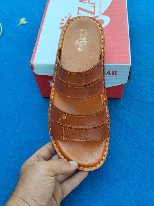 "Classic%20Comfort%20Leather%20Sandals"%20Hand%20made%20for%20party%20and%20office%20(P20)%20-%20Image%204