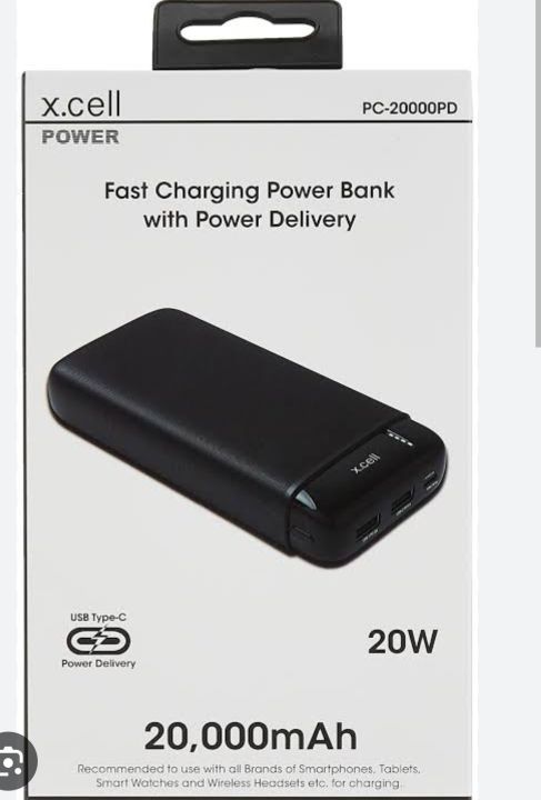 IMPORTED+ Original  x cell Powet Bank 20000 mah |fast charging |high quality |charge 2 devices at a time