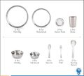 Stainless Steel Premium Quality Dinner Set (Set Of 50 Psc). 