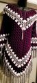 handmade Crochet poncho/cap shawls. 