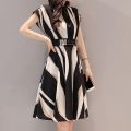 2025  Casual Maxi Dresses Summer Bohemian Floral Prints Dress O-Neck Short Sleeve Length Dress Fashion Women Business Dress. 
