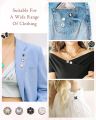 20pcs/Lot Button Brooch Prevent Accidental Exposure Buttons Brooch Badge Cufflinks Button Detachable Buttons Sewing Accessories. 