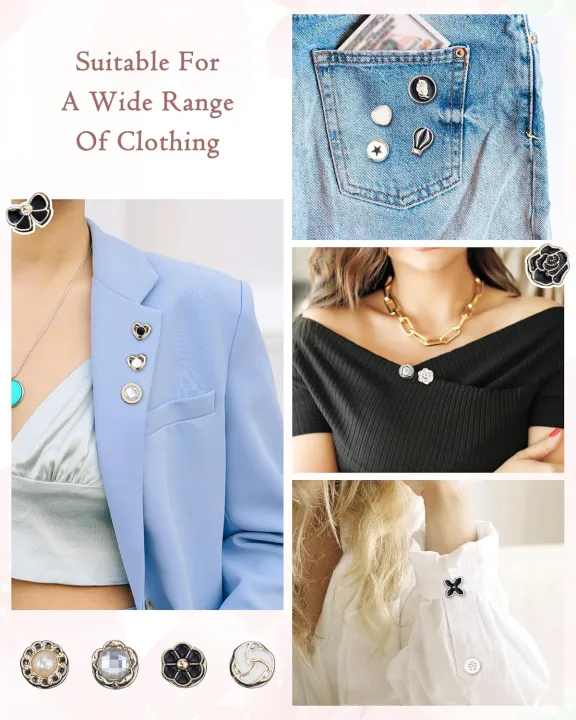 20pcs/Lot%20Button%20Brooch%20Prevent%20Accidental%20Exposure%20Buttons%20Brooch%20Badge%20Cufflinks%20Button%20Detachable%20Buttons%20Sewing%20Accessories%20-%20Image%206
