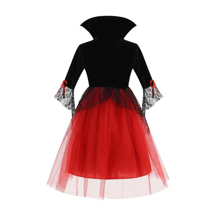 2026%20Ghost%20Bride%20Dress%20Girls%20Boys%20Red%20Halloween%20Cosplay%20Costume%20Gothic%20Dress%20Party%20Kids%20Vestidos%20Clothes%202-12%20Years%20-%20Image%203