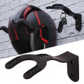 Wall Mounted Helmet Storage Rack No Drill for Motorcycle E Bike. 