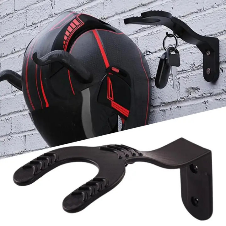 Wall%20Mounted%20Helmet%20Storage%20Rack%20No%20Drill%20for%20Motorcycle%20E%20Bike%20-%20Image%204