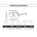 Zilead Anti Blue Light Metal Polygons Myopia Glasses Women Men Computer Myopic Optical Eyeglasses Unisex Goggle. 