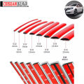 3M /5M DIY Car Bumper Self-adhesive red Decorative Strip Thickened PVC Material To Prevent Body Scratches Decorate Car Accessory. 