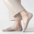 7 Pairs of Ice Silk Boat Socks for Men, Non-Slip, Non-Falling, Summer Thin Socks for Men, Shallow Mouth, Invisible, Traceless Low-Cut Socks. 