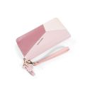 Womens Clutch Wallet Womens Long Korean Style Contrast Color Stitching Zipper Tassel Large Capacity Wallet Phone Bag. 