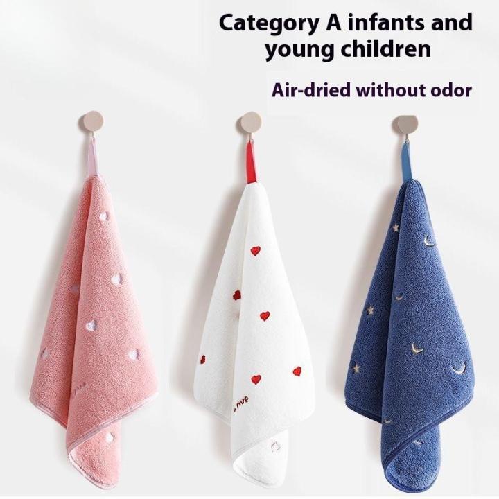 30x30cm%20Cartoon%20Small%20Embroidery%20Pure%20Cotton%20Household%20Soft%20Non-linting%20Bathroom%20Adult%20Face%20Hand%20Towel%20-%20Image%204