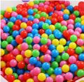 soft playballs  for babies in vibrant colors (100,50,  pack). 