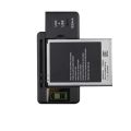 Universal 1Pcs New Battery Stand Charging Charger LCD Battery Level Display American and European Standard Fast Charger Head.