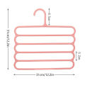 5 Layers Hair Claw Storage Rack Organizer Large Capacity Thickened Headband Holder Wall Hanging Hairpin Hanger Space For Women. 