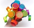 4 PCs Ice Pop Maker Silicone Long Ice Pop Push Up Frozen Stick Ice Cream Jelly Lolly Pop for Popsicle Reusable Ice Cream Molds. 