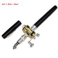 Pocket Telescopic Mini Fishing Rod Reel Set Pen Shape Rod Gift For Child 96cm Small Fish Rod+Reel Combo. 