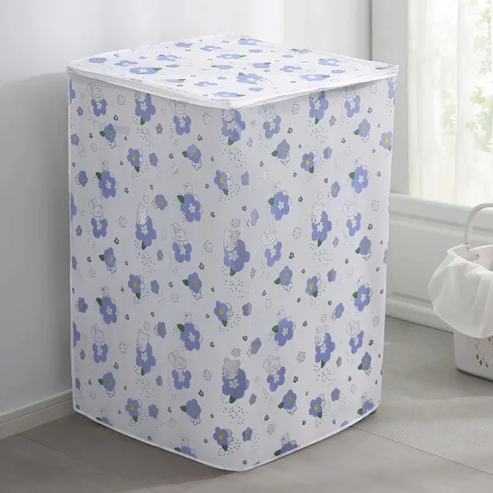 PEVA%20Washing%20Machine%20Cover%20Waterproof%20Smooth%20Dust%20Covers%20Multi-function%20Household%20Print%20Recyclable%20Washroom%20High%20Quality%20New%20-%20Image%207