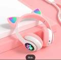STN-28 Cat Wireless Headphones Bluetooth Over-Ear Headset with Cute Cat Ears. 