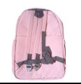 New Stylish And Trendy Multi 6 Attractive Spacious Desgined Compartments To Keep  Authentic All School Books And Stationery Items In Pink Bag Suitable For Gift Age 5 - 19 Years Teen Girls-35'×14'×49'cm. 