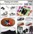 Shoe Tree Shoes Supporter Adjustable Spring Stretcher Shoe Crease Protector for Shoes Care. 